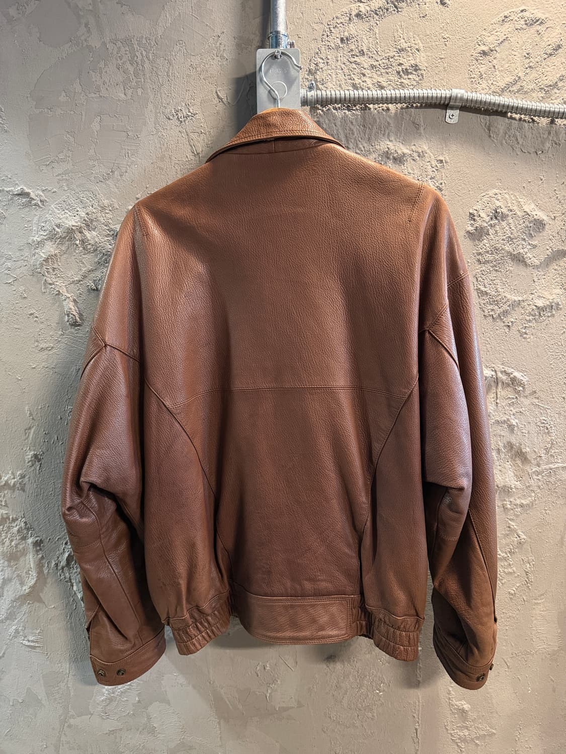 90년대 빈티지 사슴가죽 레더 워크 자켓 브라운 95 상품이미지7