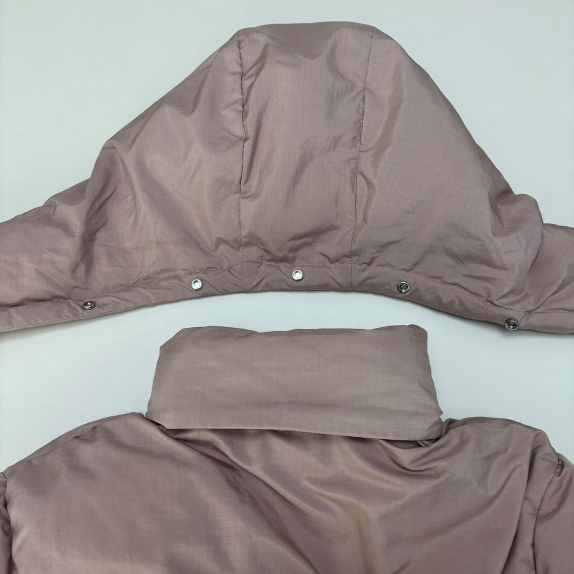 비이커 다운푸퍼 숏패딩 베이지핑크 0사이즈 상품이미지6