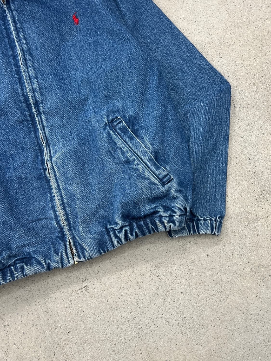폴로랄프로렌 90s 데님 해링턴 자켓 상품이미지4