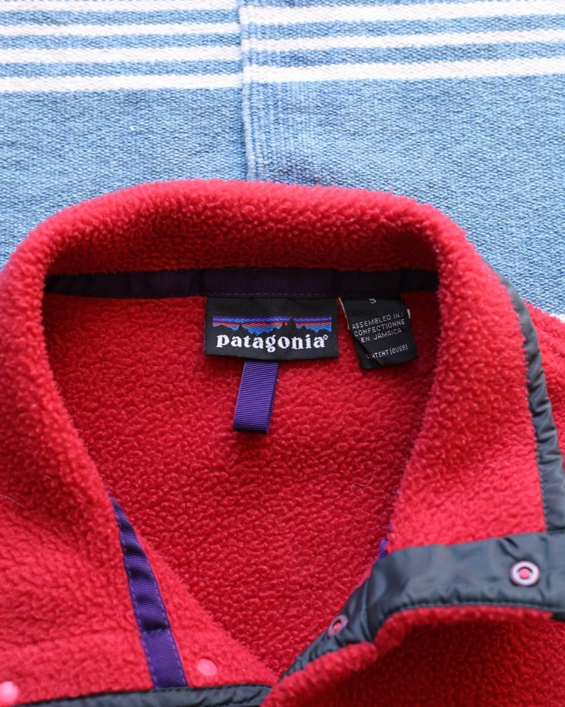 파타고니아 90s 스노우리스 태그 신칠라 스냅티 플리스 상품이미지2