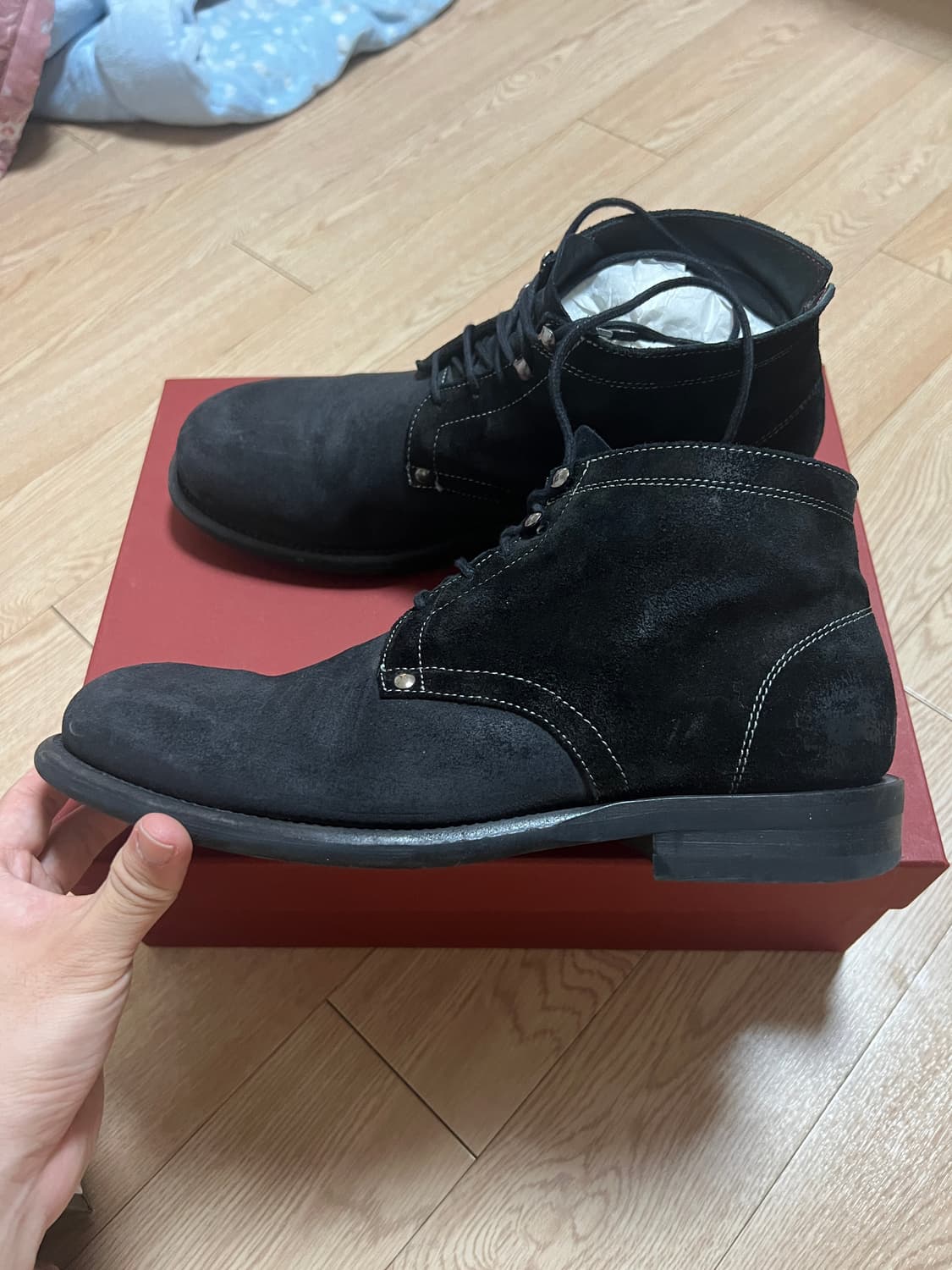 그라더스 grds 부츠02 블랙 255 스웨이드 상품이미지1