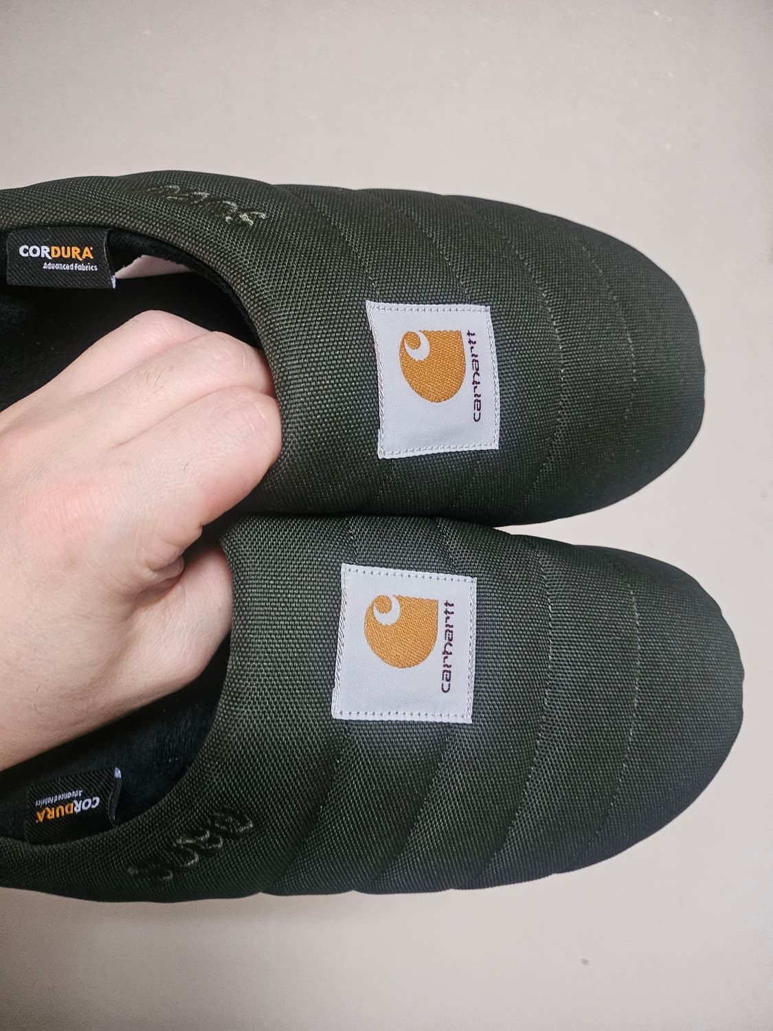 스부 칼하트  코듀라샌들 그린 상품이미지1