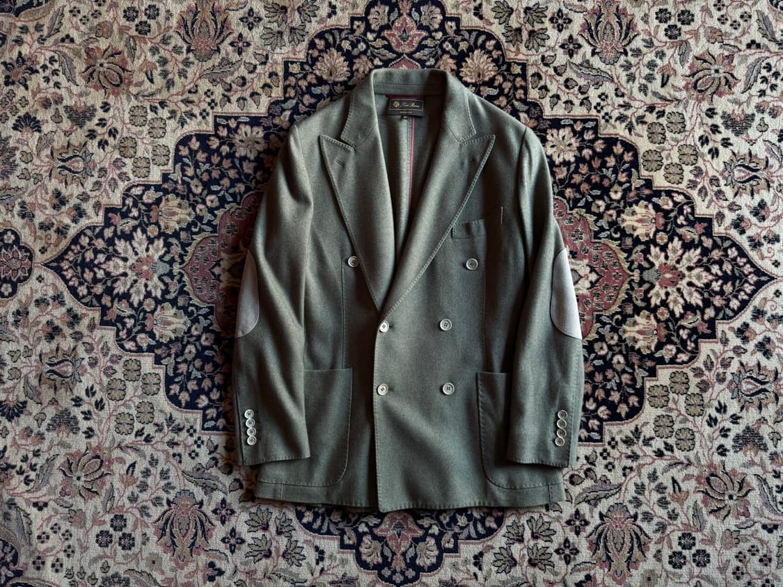 로로피아나 캐시미어 더블 브레스티드 자켓 100 상품이미지1