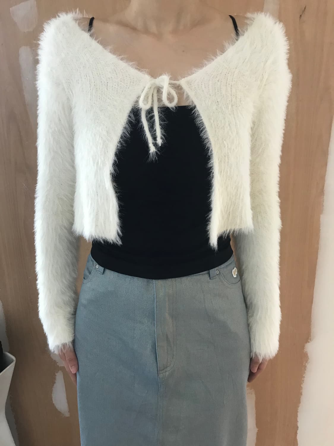 vintage ribbon knit cardigan 상품이미지1