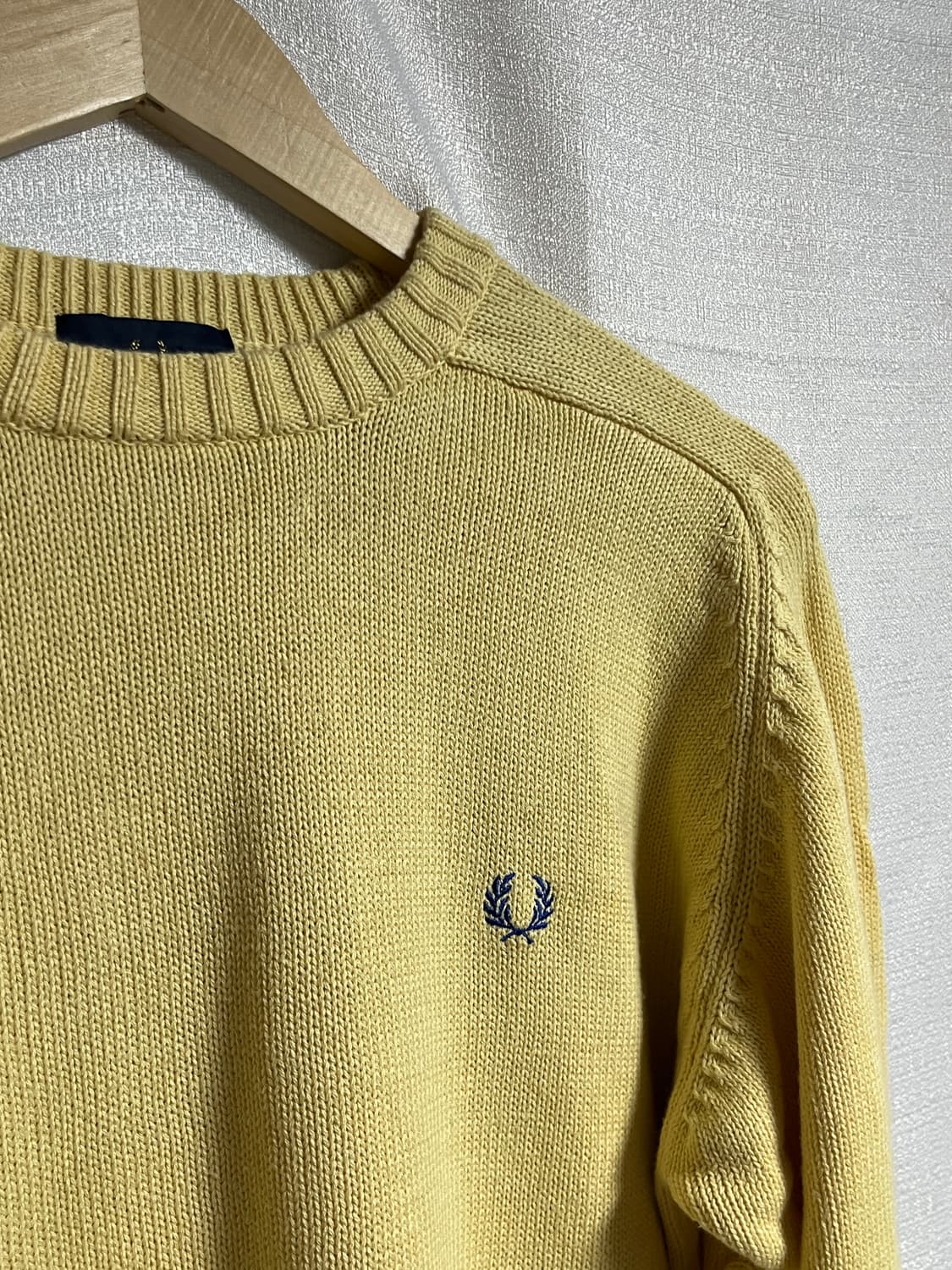 공용 프레드페리 꽈배기니트 M 상품이미지4