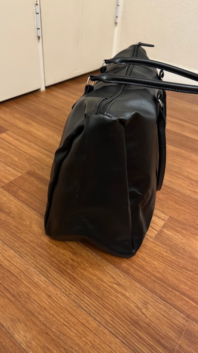 BEAMS 대용량 레더 토트백 보스턴백 상품이미지3