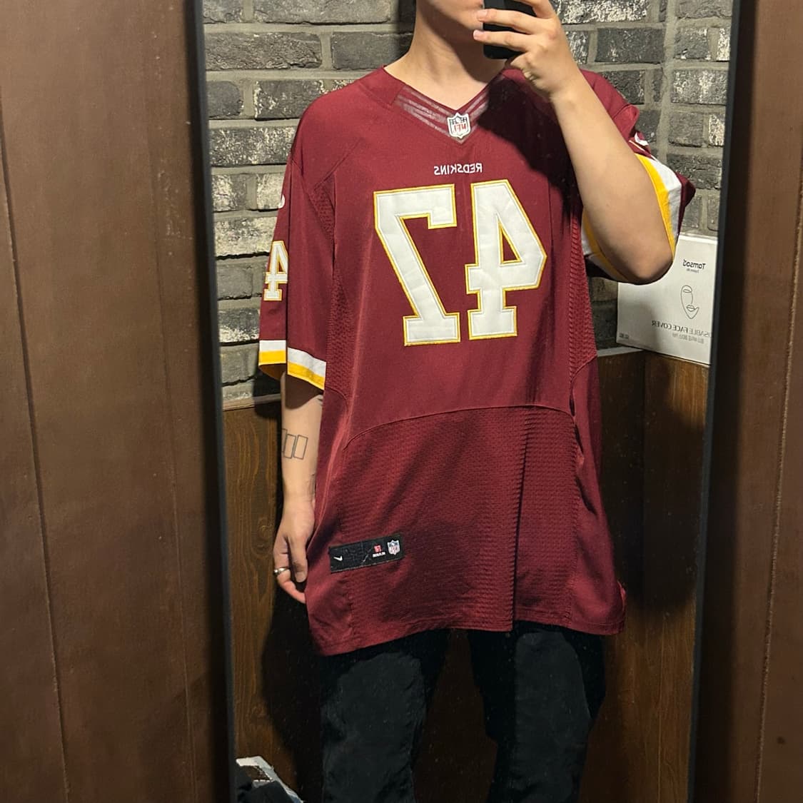 XXL) 워싱턴 레드스킨스 쿨리 47번 나이키 NFL 유니폼 상품이미지10