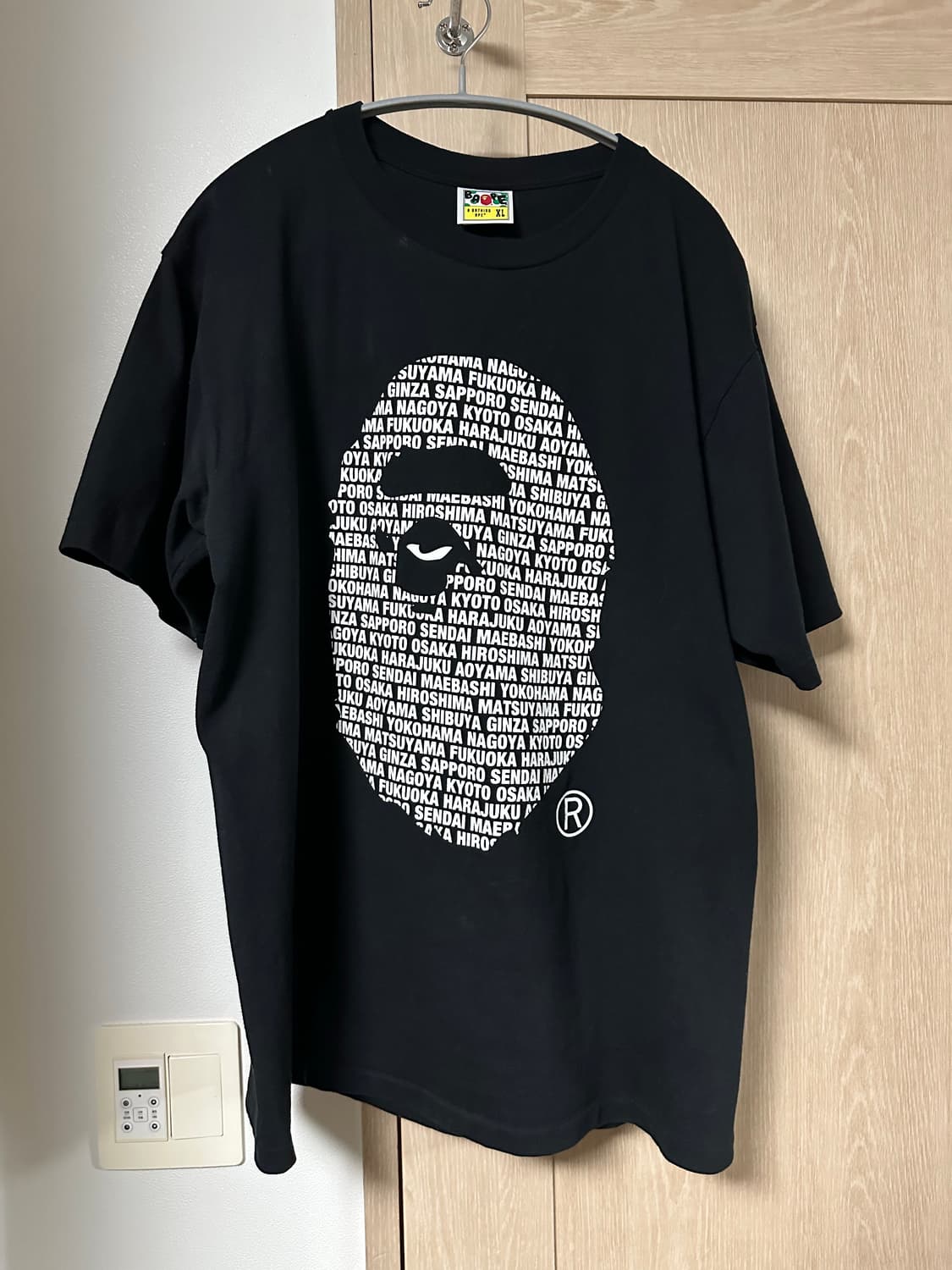 베이프 에이프헤드 티셔츠 블랙( XL ) 상품이미지1