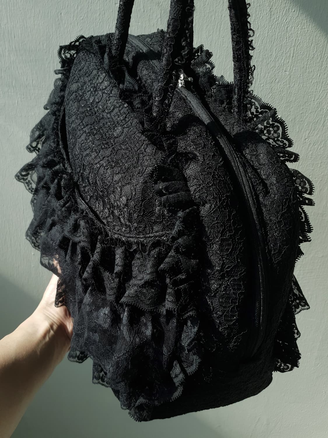 Vintage frill lace boston bag 상품이미지4