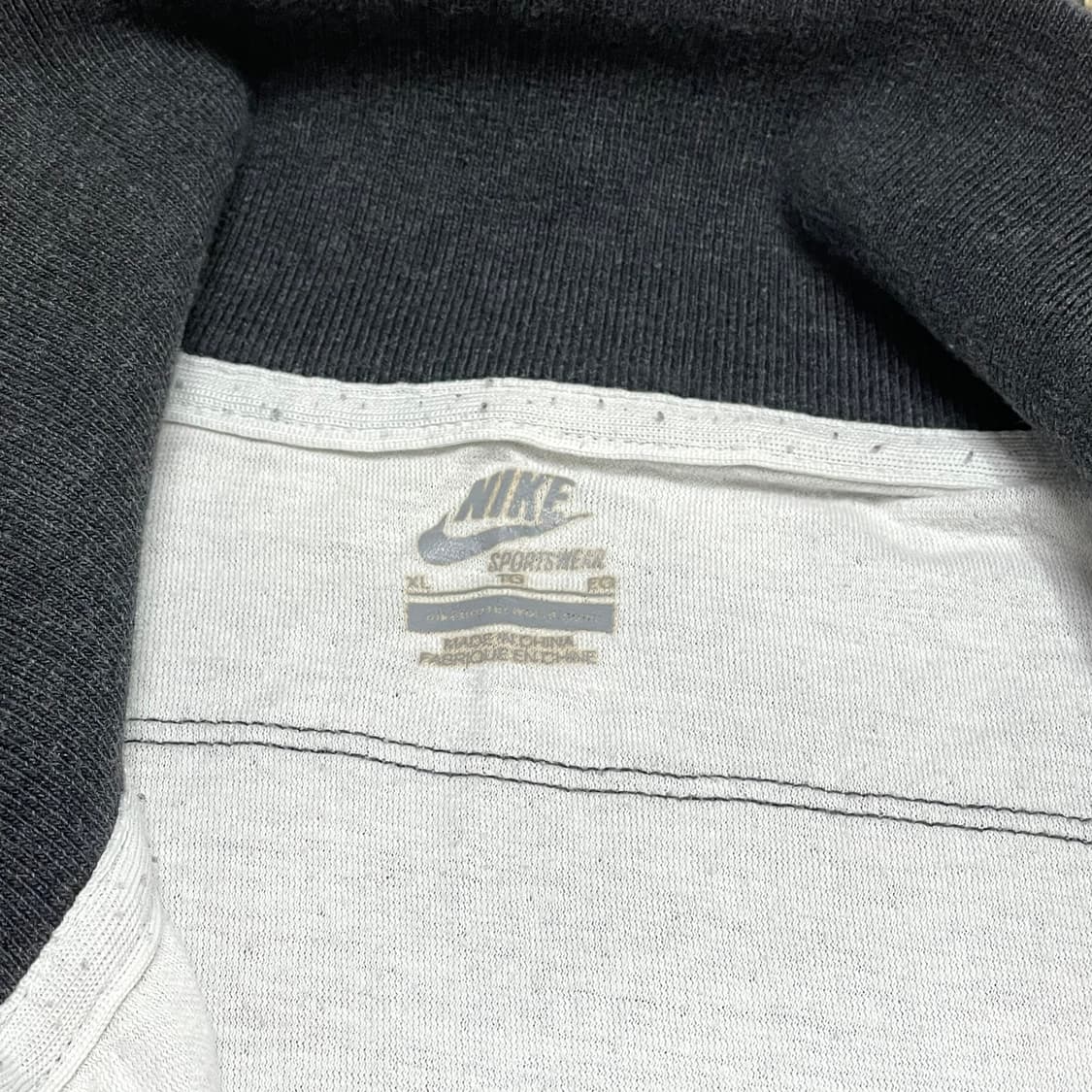 나이키 스펠로고 차콜 면 집업져지 남성XL 상품이미지4