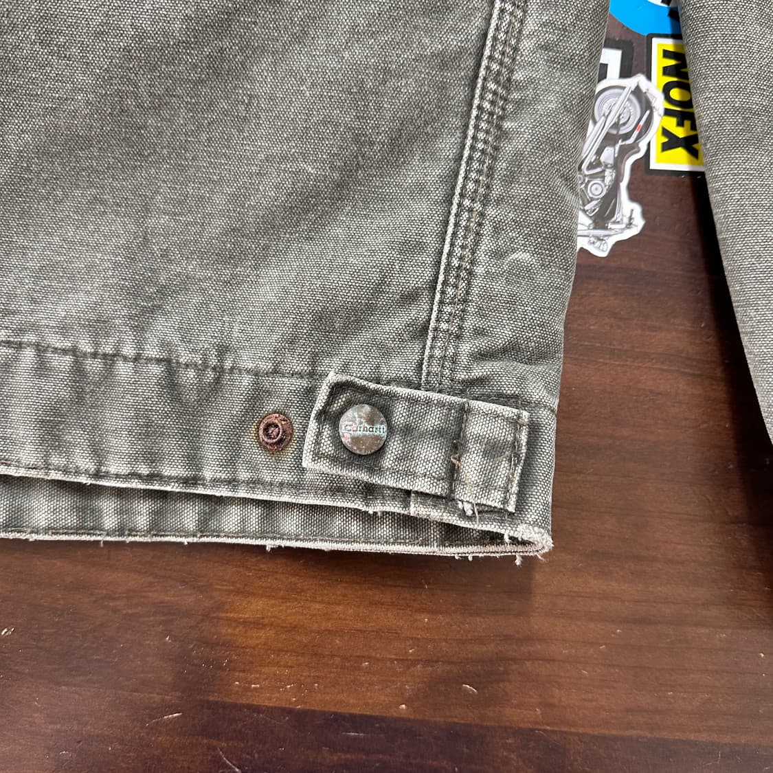 00s USA 칼하트 J97 MOS 샌드스톤 디트로이트 자켓 XL-R 상품이미지8