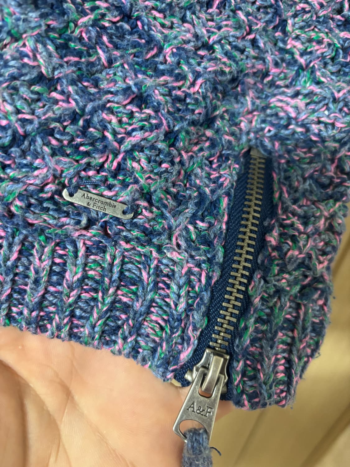 90s 아베크롬비 니트 스웨터 멀티컬러 상품이미지4