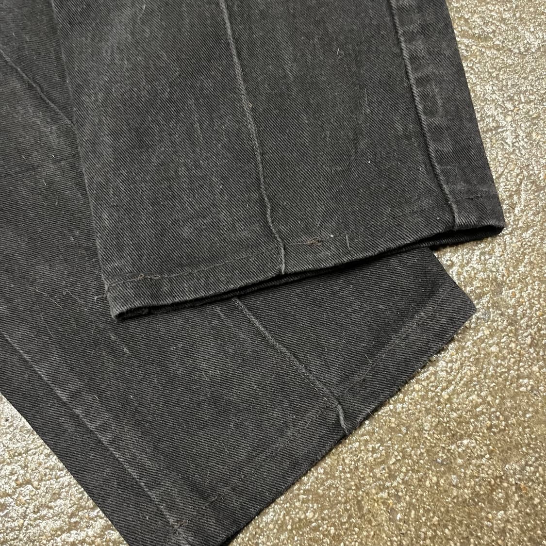 00s Levis505 핀턱 블랙진 (37“) 상품이미지3