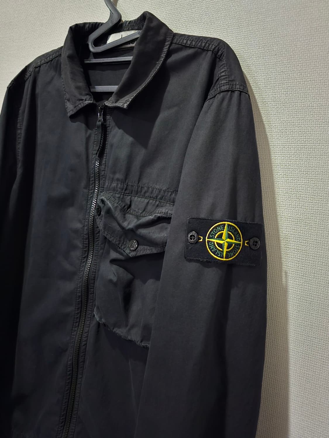 정품 스톤아일랜드 117WN 올드이펙트 오버셔츠 100 L 상품이미지3