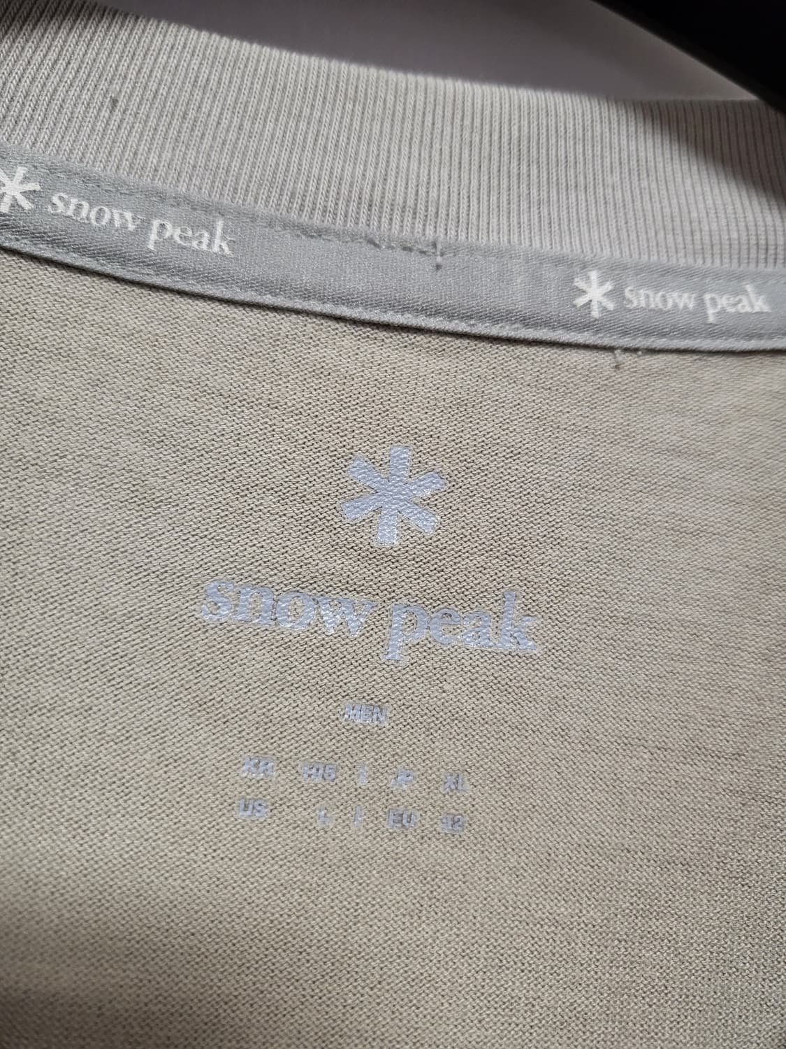 스노우피크 코튼솔더 우븐믹스 반팔티셔츠 상품이미지2
