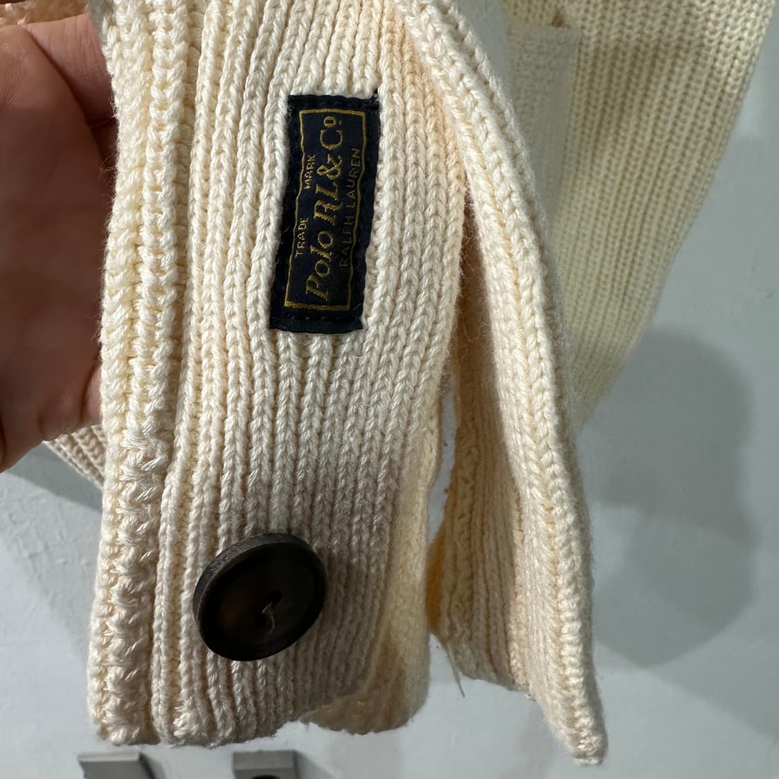 폴로랄프로렌 숄카라 가디건 XL 상품이미지3