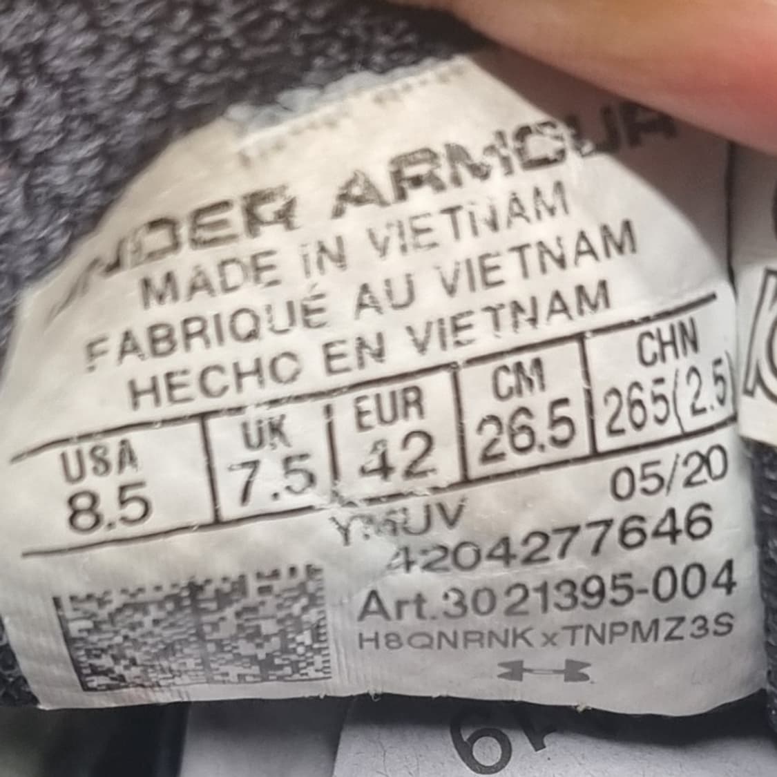 언더아머 hovr 인피니티 남성운동화265  상품이미지6