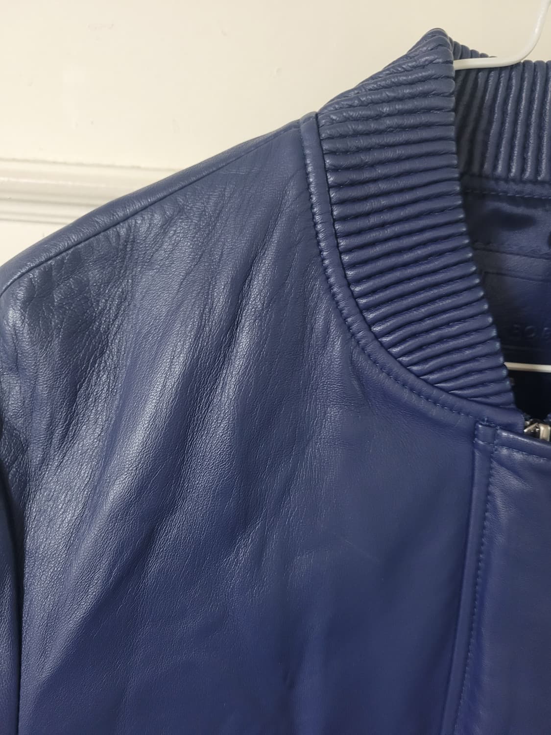 로보 양가죽 블루종 자켓 상품이미지4