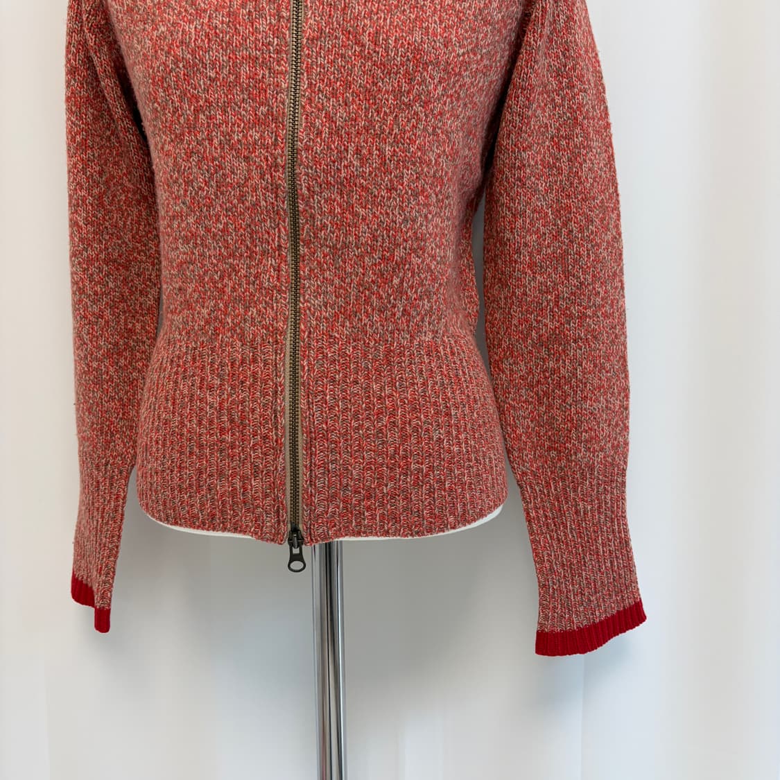 비비안웨스트우드 레드 캐시미어 니트 집업 가디건 상품이미지6