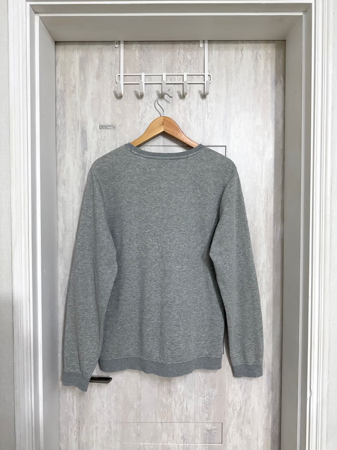 남성 95 M / 나이키 스웻 맨투맨 그레이 상품이미지5