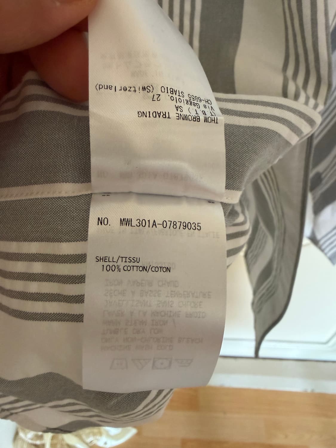 톰브라운 스트라이프 셔츠 상품이미지8