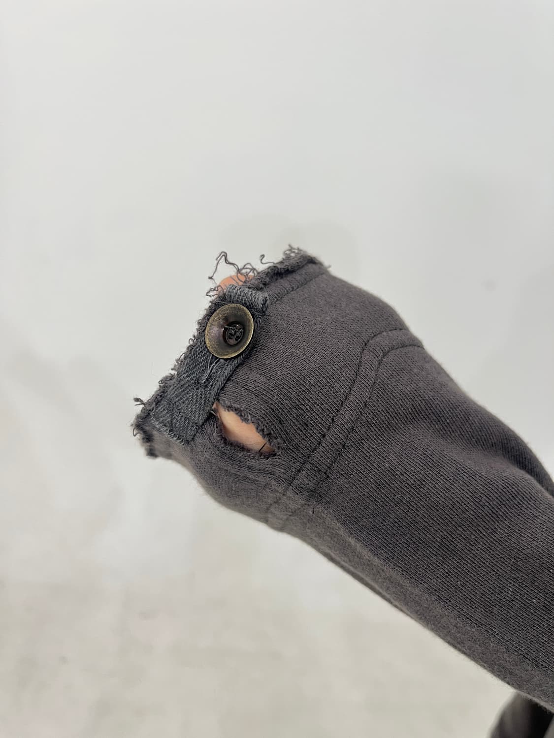 Draped chacol sweat jk 상품이미지5