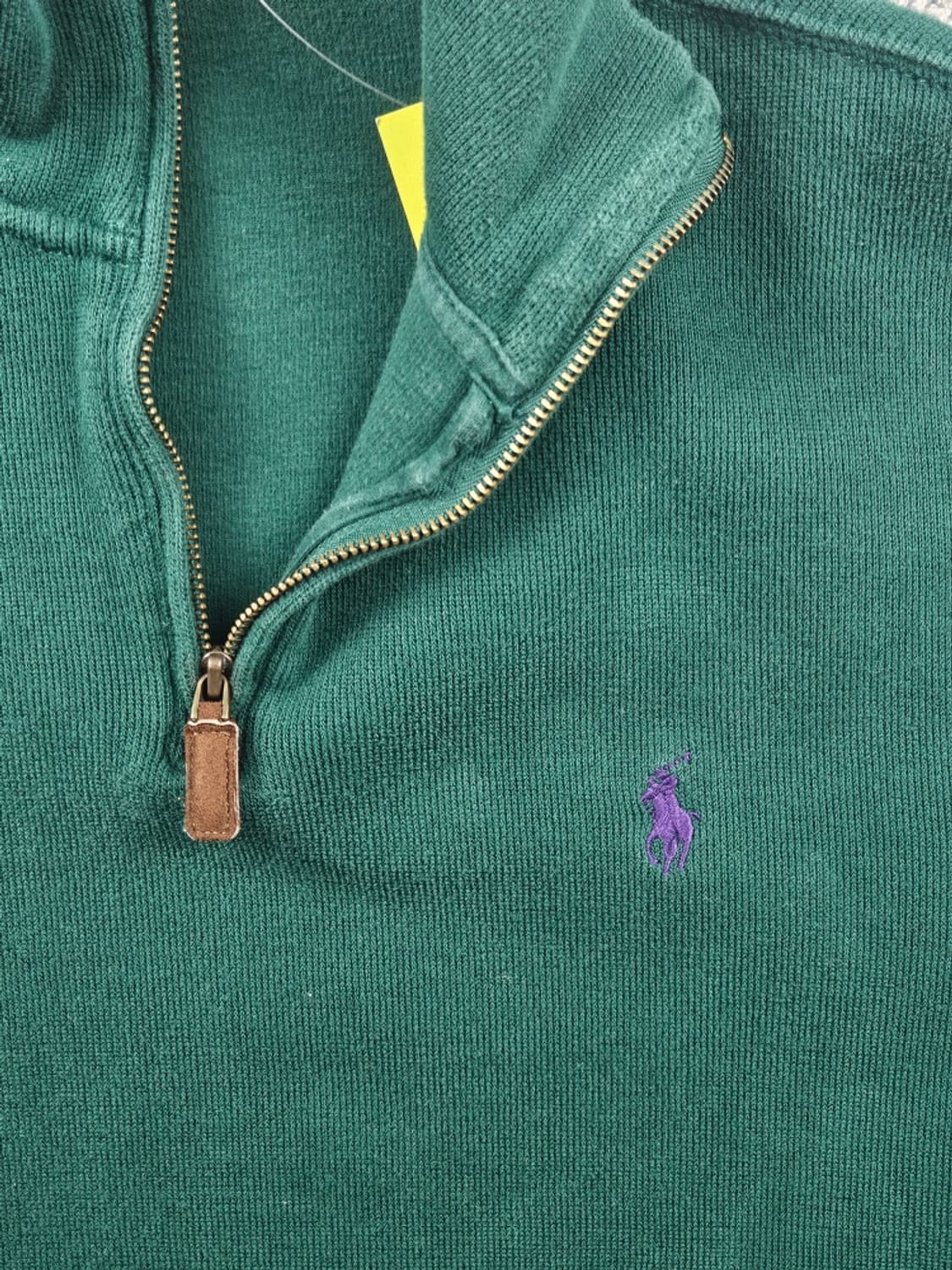 폴로랄프로렌 코튼 하이 넥 하프 집업 니트 ( M ) / 10822 상품이미지7