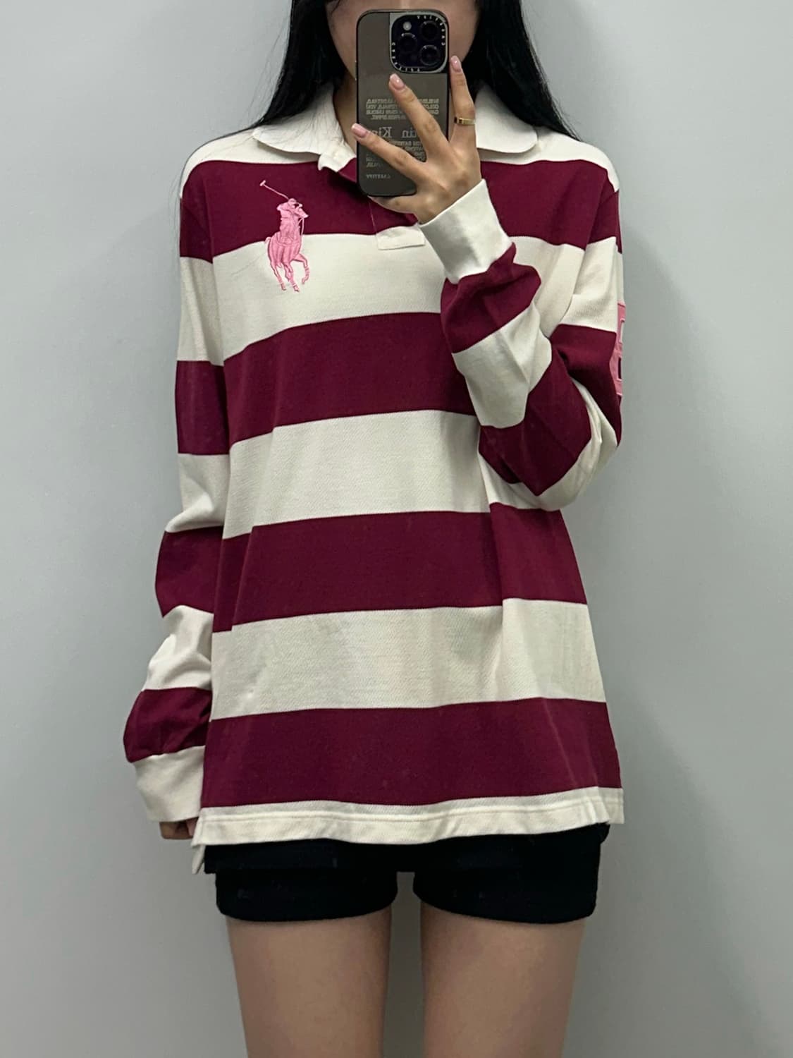 폴로 랄프로렌 빅포니 단가라 럭비티 카라 티셔츠 상품이미지1