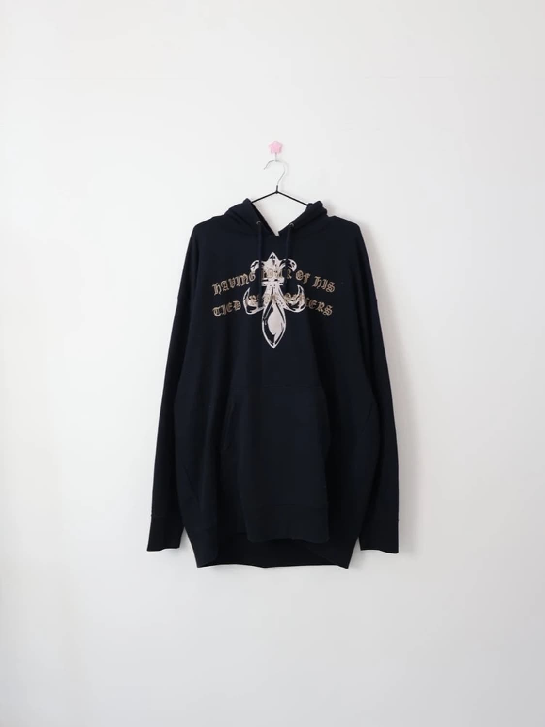 JPN Black Graphic Hoodie 상품이미지3