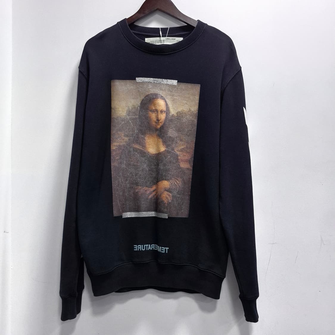 오프화이트 모나리자 프린팅 맨투맨 M / 할인 상품이미지2