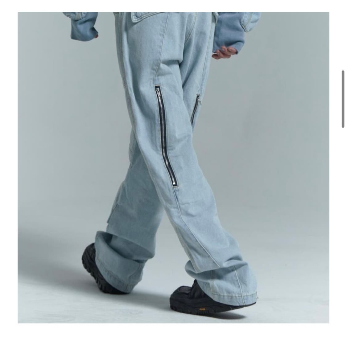 MPa WAVE ZIPPER PANTS (STEEL BLUE) S 상품이미지4