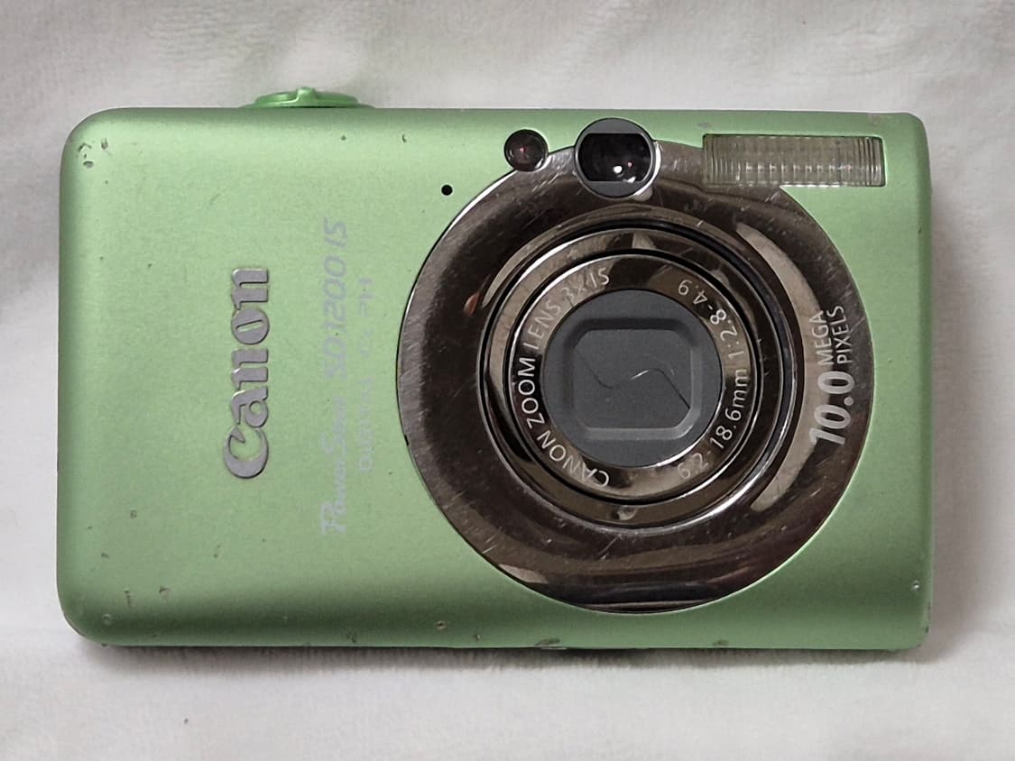 빈티지 디카)캐논 익서스 95 그린 판매합니다 상품이미지1