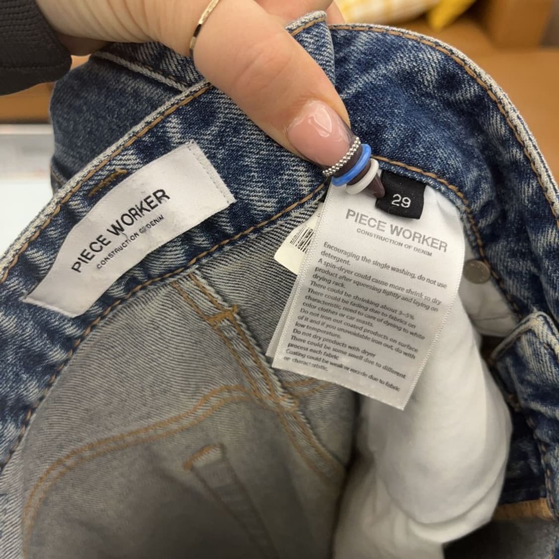 피스워커 올드스쿨 빈티지 캐주얼 데님팬츠 29인치 C07870 상품이미지6