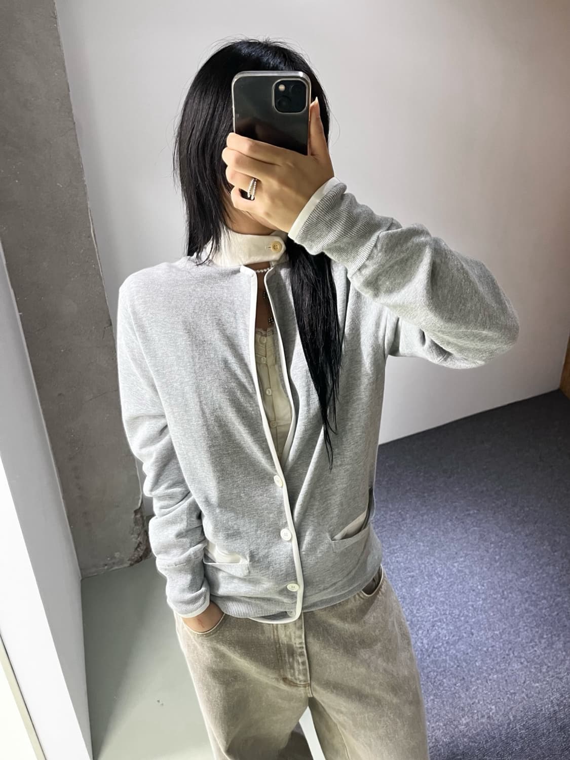 사카이 15s/s 레이어드 블레이저 자켓 상품이미지5