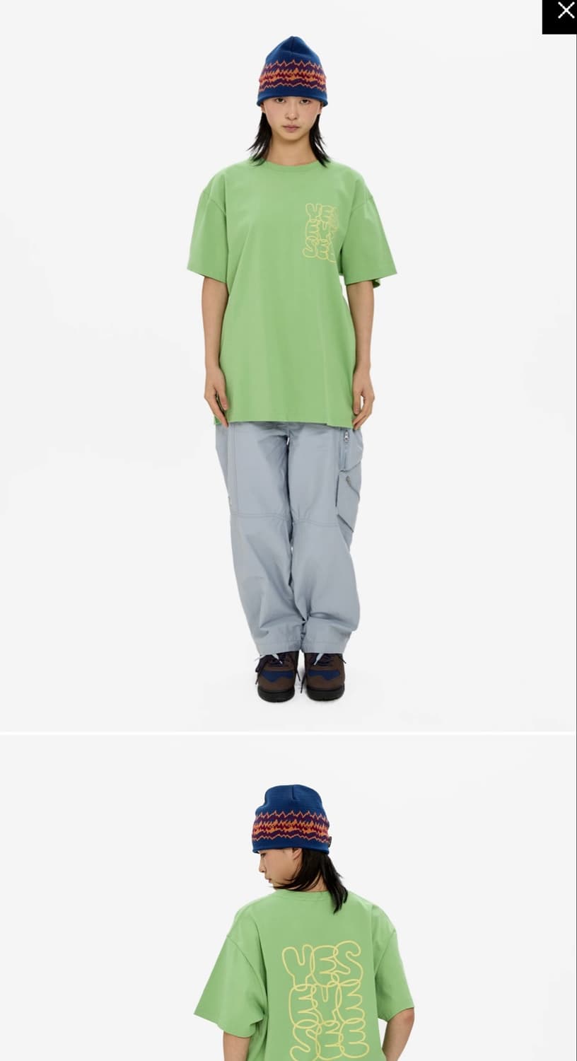 예스아이씨 C-Logo Tee Light Green 상품이미지3