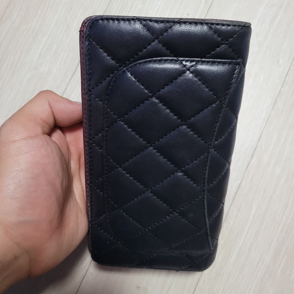 정품 샤넬 클래식 램스킨 장지갑 상품이미지5