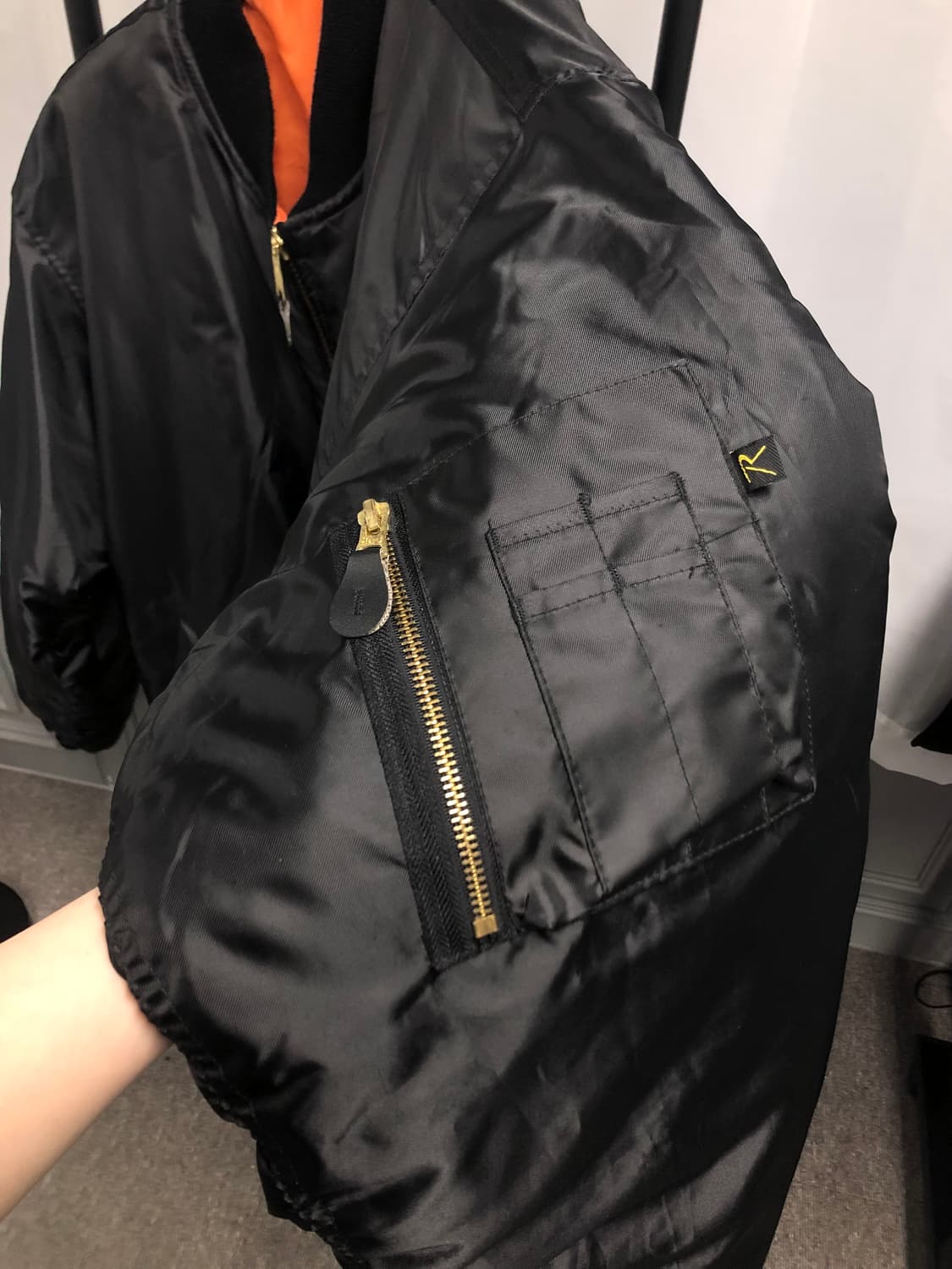 [3XL] 로스코 ma-1 항공점퍼 마원 봄버자켓 MA1 상품이미지2