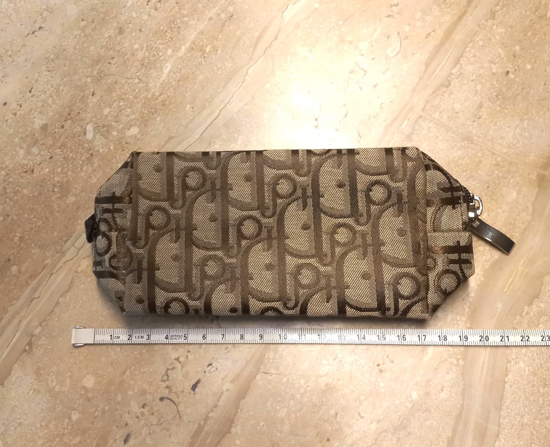 일본판 디올 DIOR 오블리크 파우치 브라운 (새제품) 상품이미지5