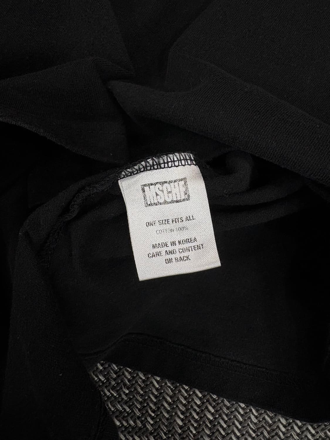 미스치프 반팔티 블랙 상품이미지4