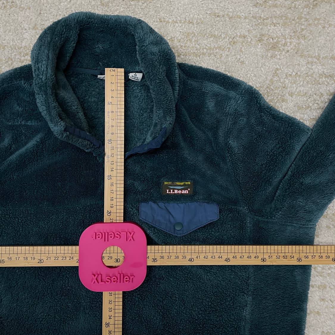 우먼L] 00s L.L.Bean 플리스 스냅 하프집업 후리스 아노락 자켓 상품이미지7