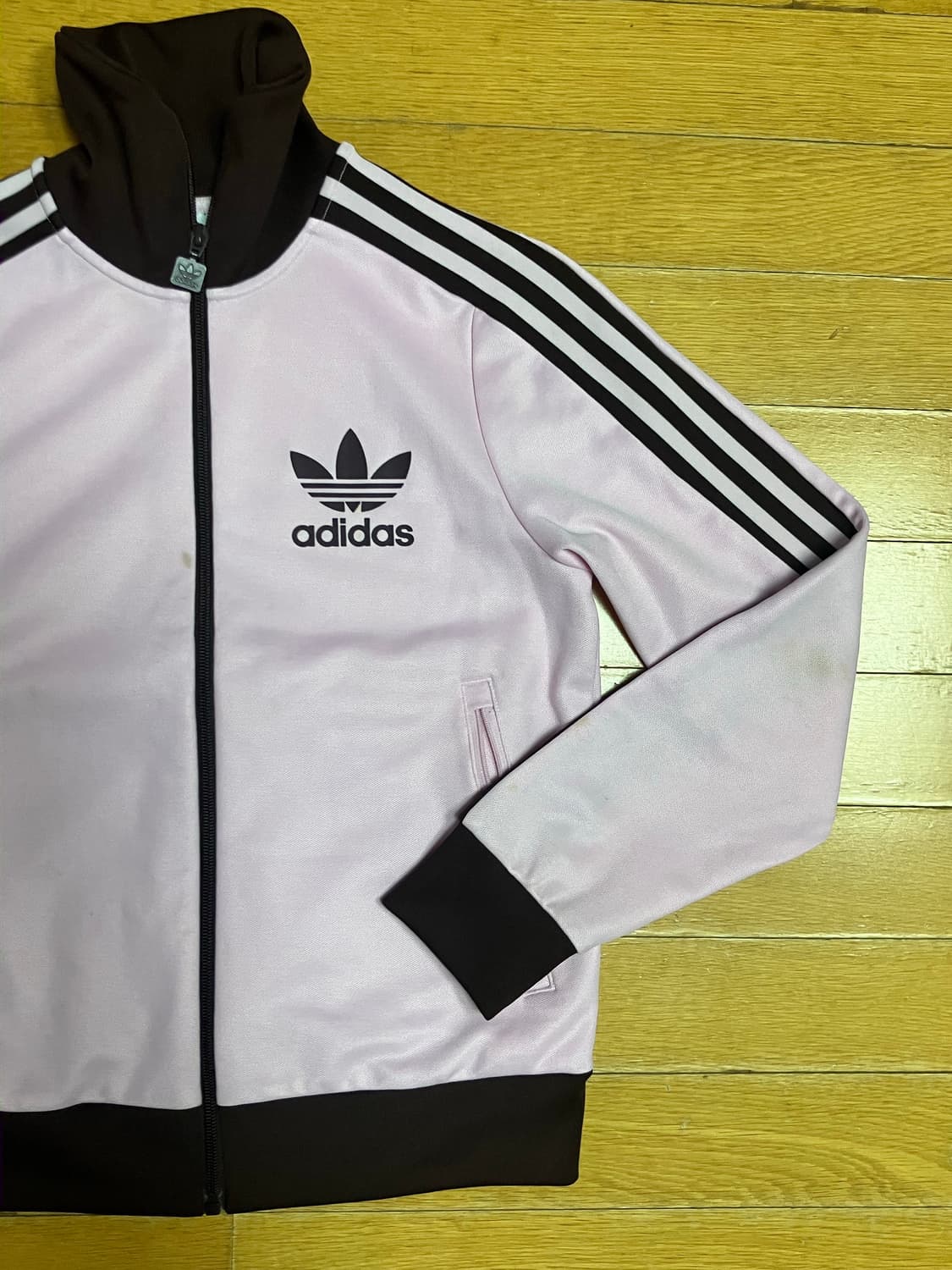 Adidas 아디다스 핀터깔y2k 파이어버드 삼선져지 핑크브라운 상품이미지2