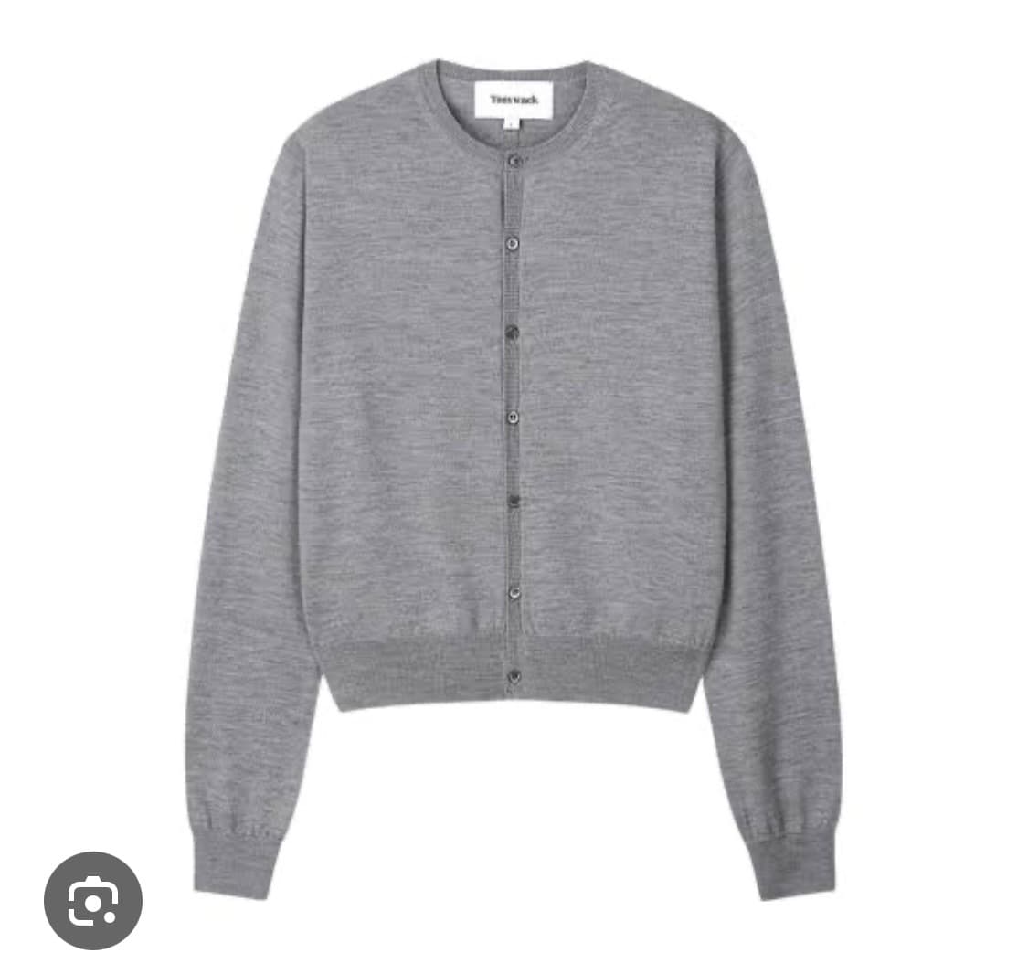 토니웩 슈퍼파인 메리노울가디건 그레이 L 상품이미지1