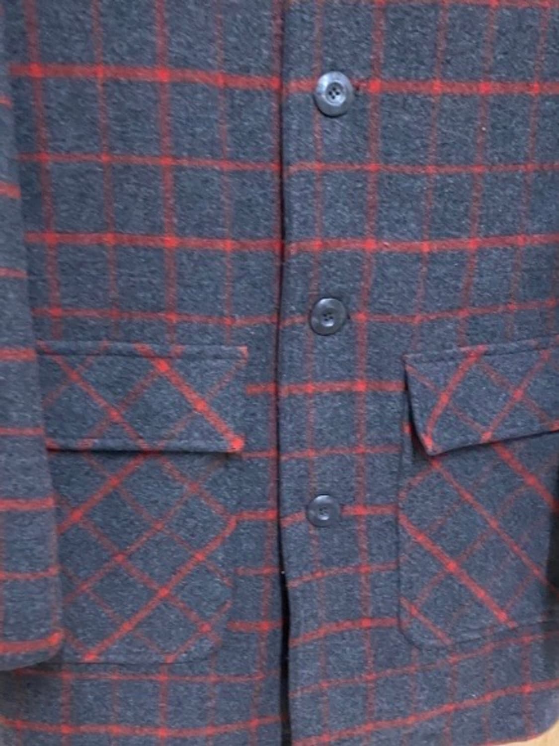 2000's LEVI'S 울 체크 코트 상품이미지6