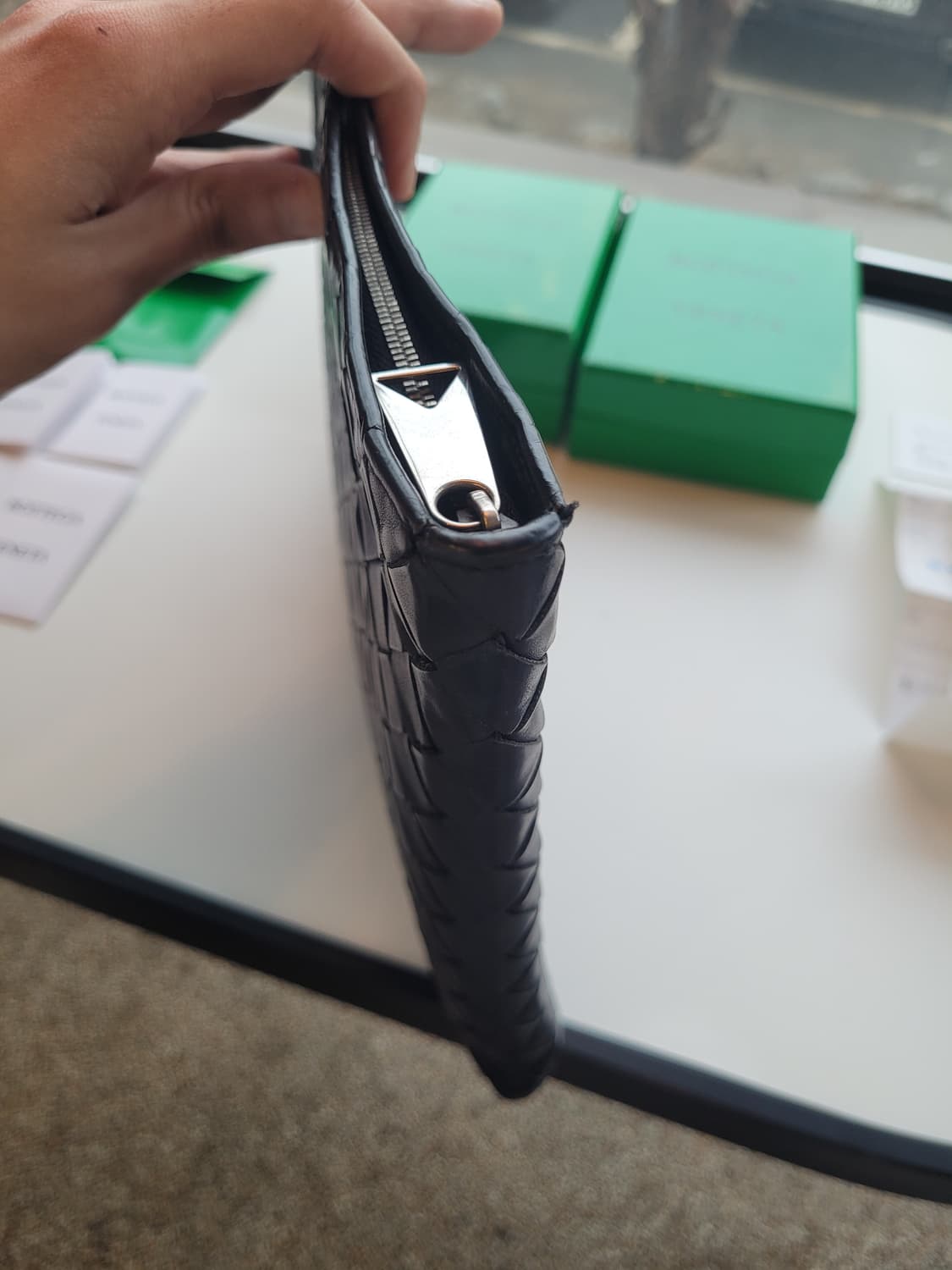 보테가베네타 투톤 클러치 백 상품이미지8