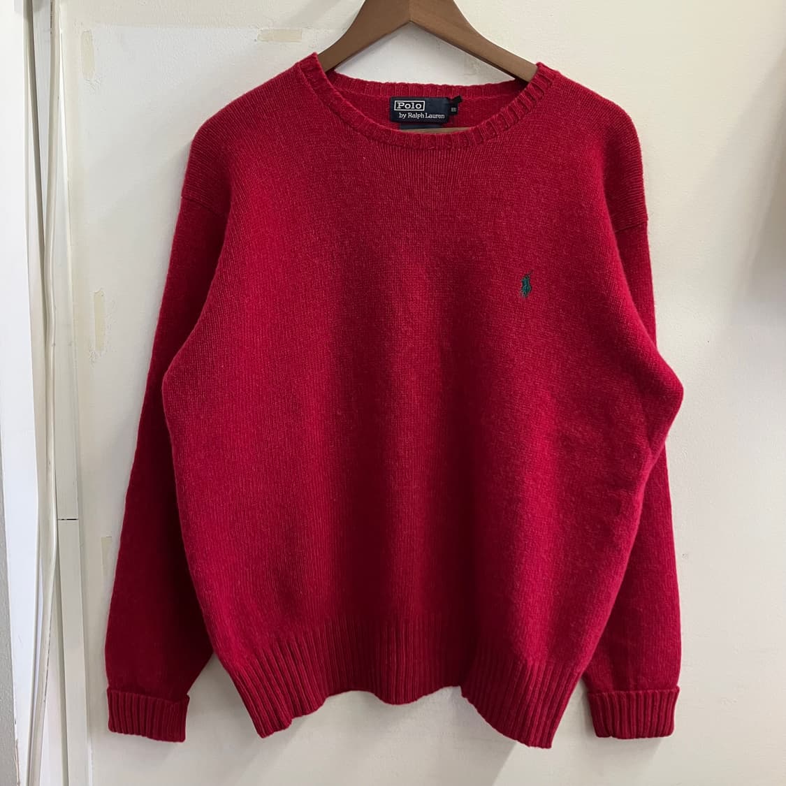 N12 폴로 니트 레드 상품이미지2