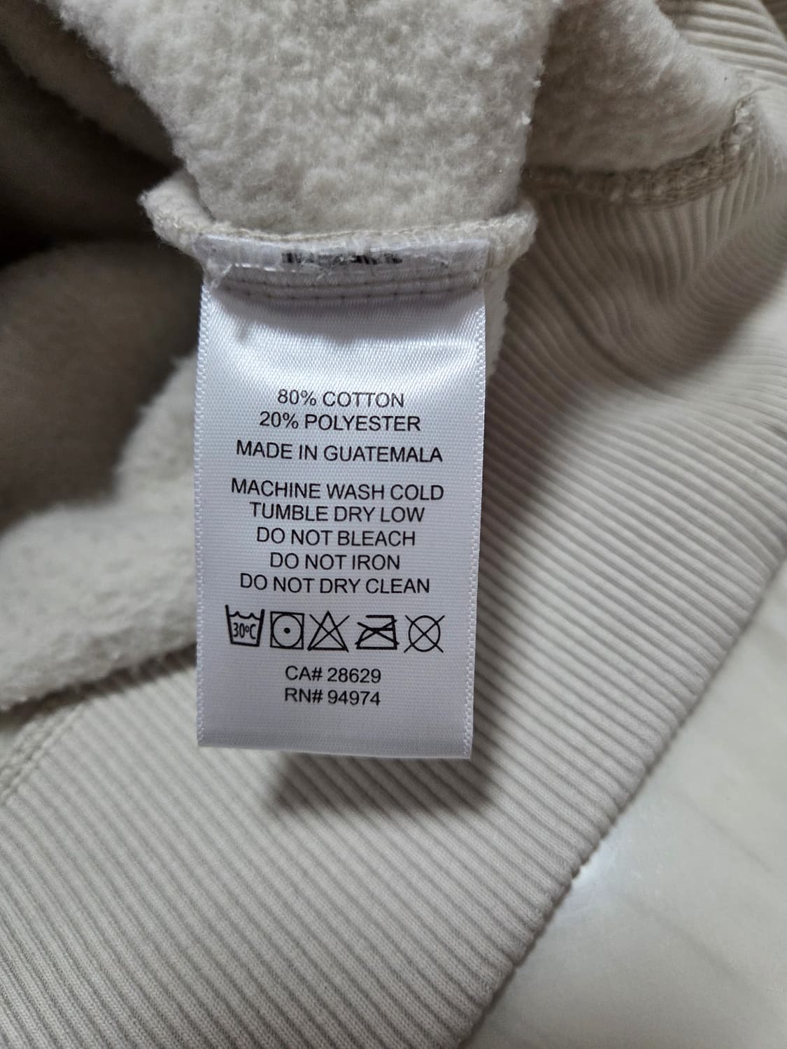 스투시 타이프라이터 후드티 상품이미지6