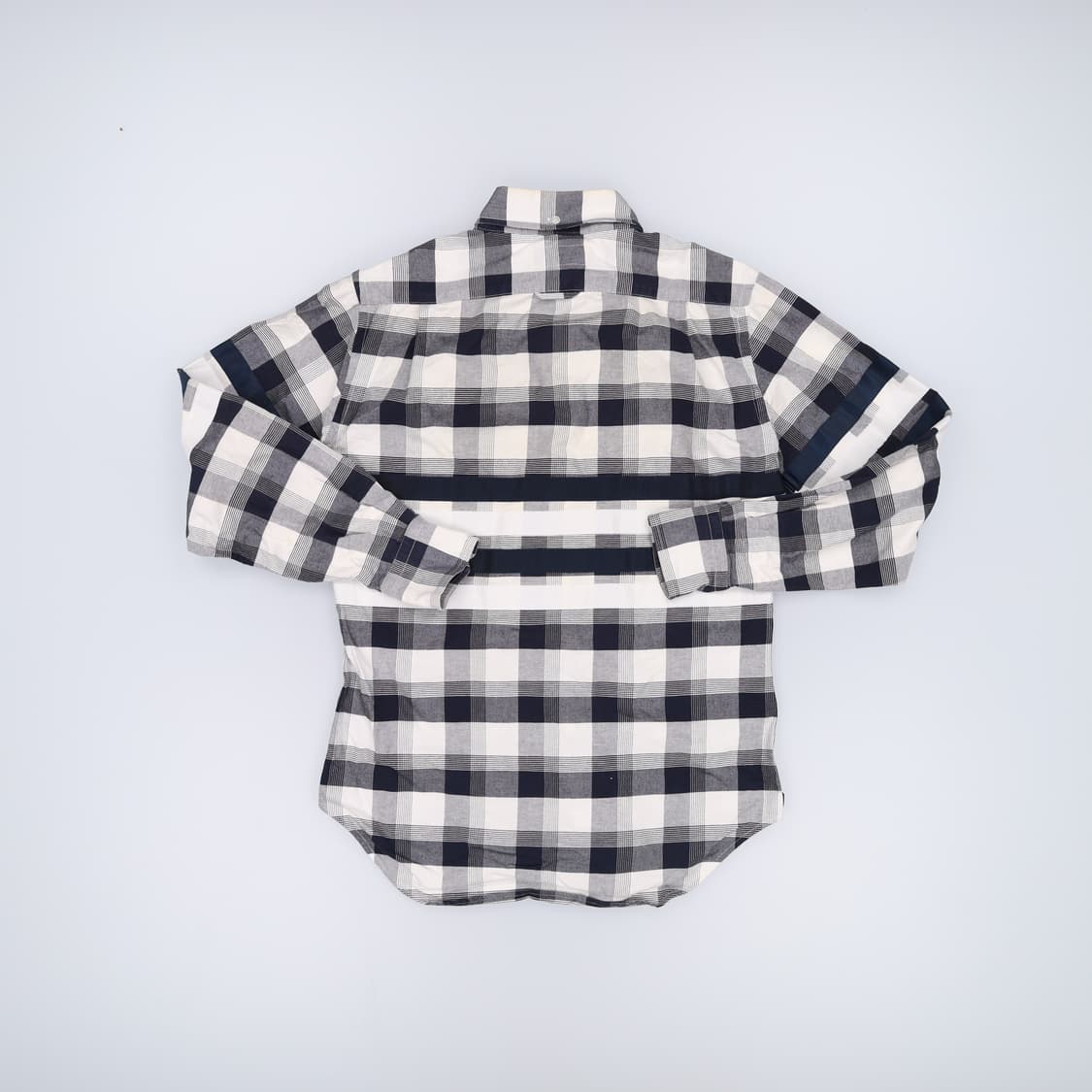 [95정도] 고급 남성 완장 체크셔츠 0108H2 상품이미지2