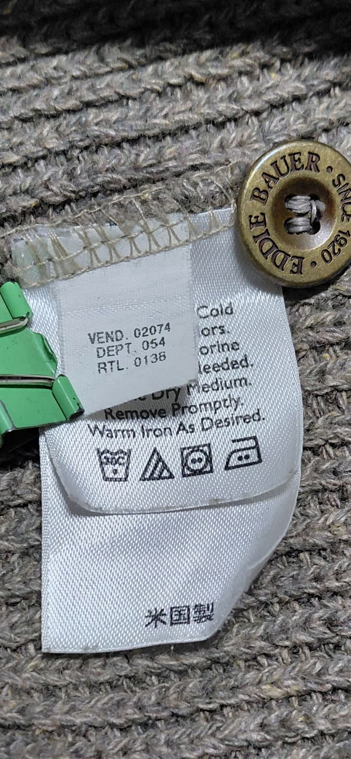 Eddie Bauer 에디바우어 헨리넥 스웨터 S 상품이미지5