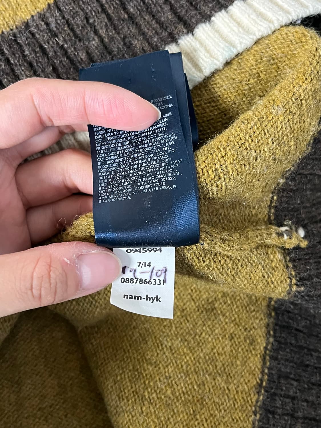 L) 타미힐피거 울 100 니트 상품이미지6