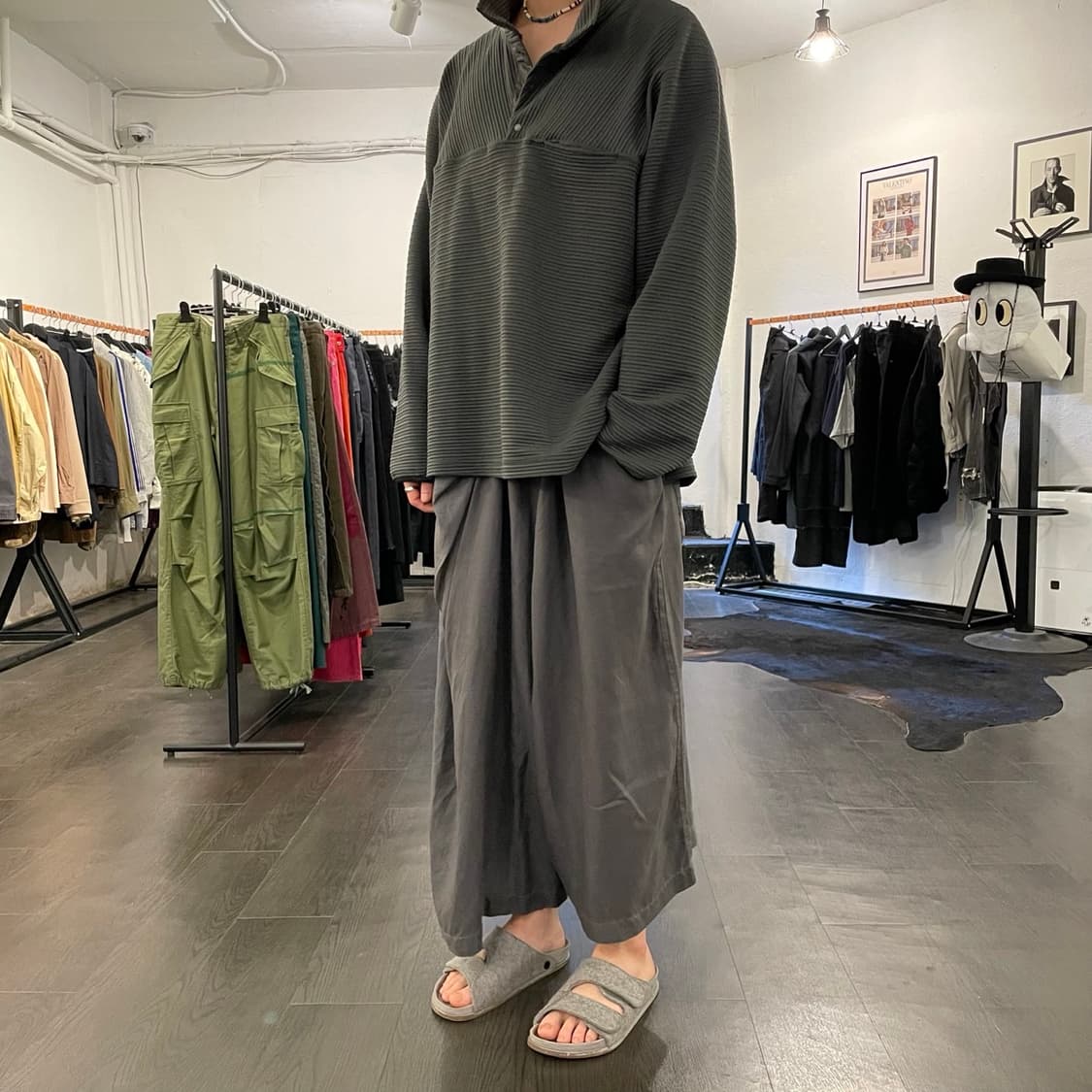 요지야마모토 레이온 하카마 팬츠 상품이미지3
